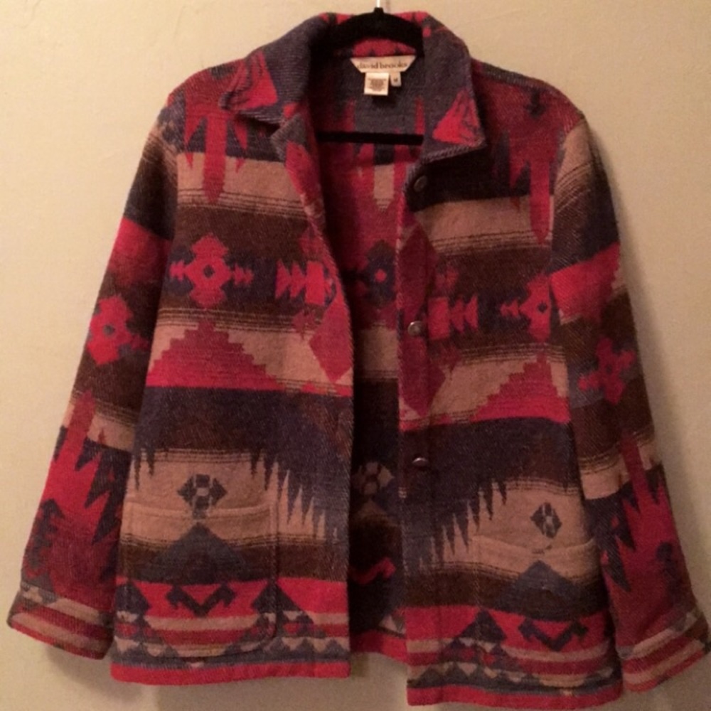 Aztec wool jacket